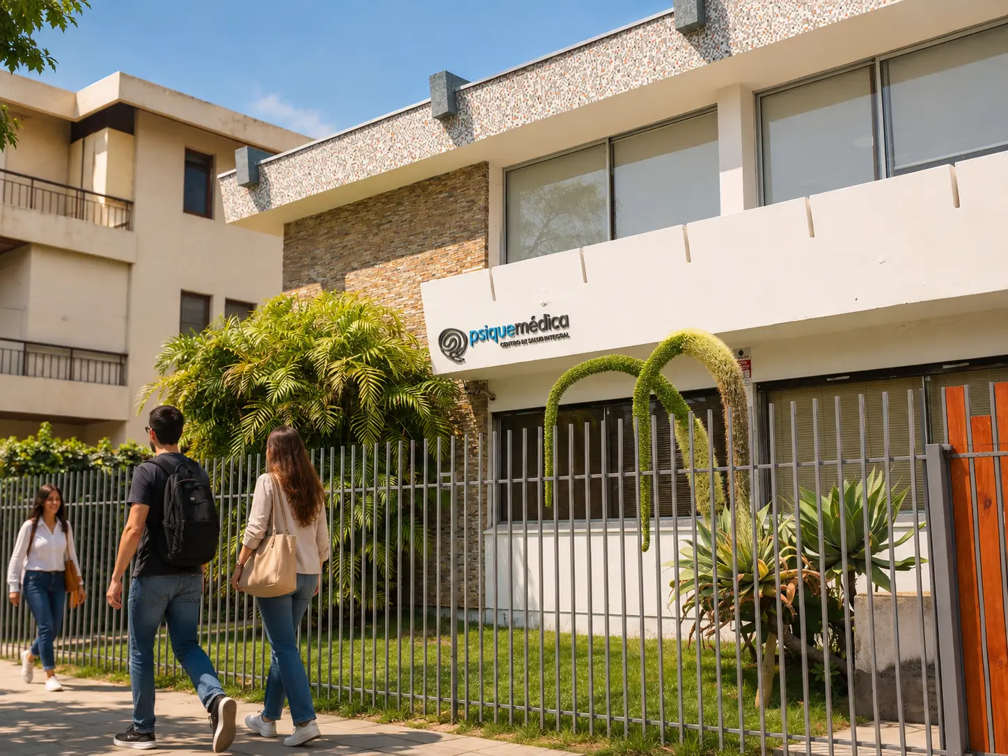 Fachada de Psiquemédica en el Barrio Poniente de Viña del Mar
