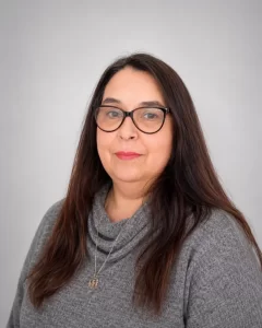 Retrato de María Victoria, asistente de atención de Psiquemédica